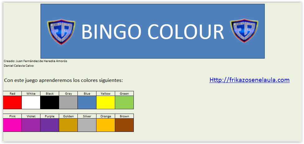 Bingo Colores
